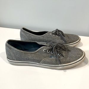 Womens VANS Authentic Lo - Grey Herringbone - 7.5